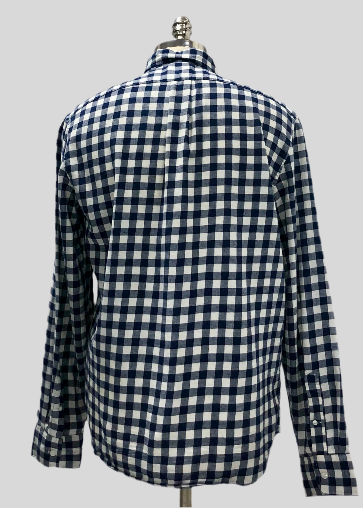 Camisa J.Crew 🇺🇸 con patrón de cuadros en color negro y blanco Talla L Entalle Slim Fit