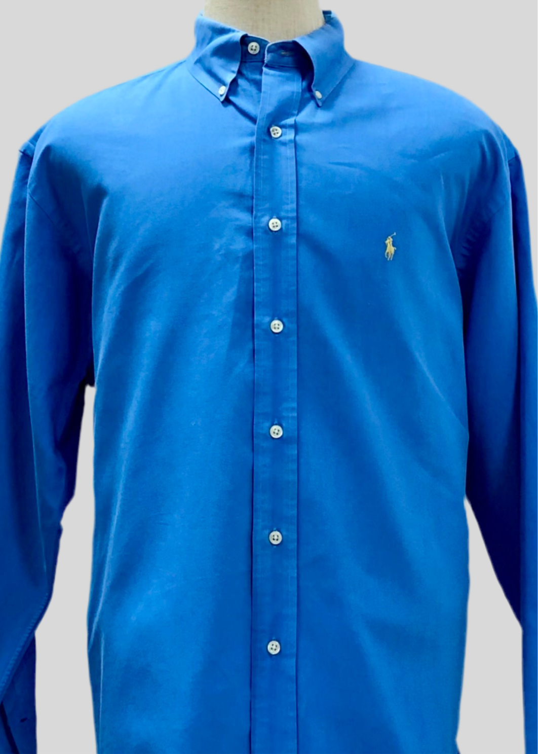 Camisa de botones Polo Ralph Lauren 🏇🏼 color azul Talla XL Entalle Regular (ver descripción)