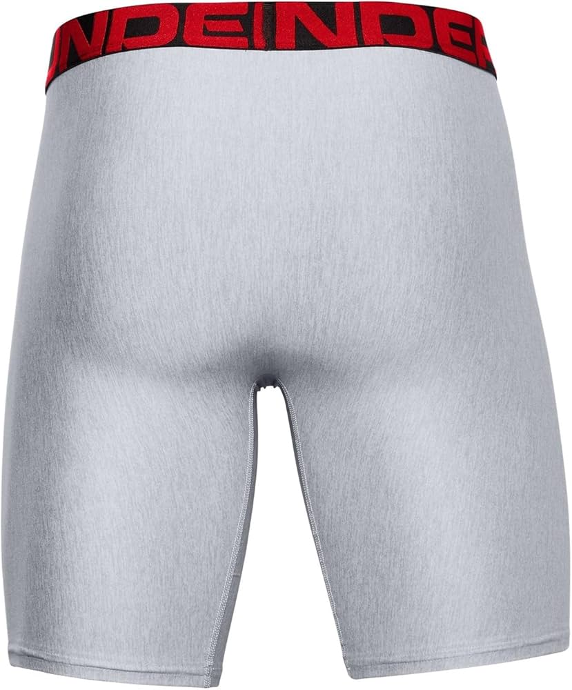 Combo de 2 Boxers Briefs Under Armour 🏋🏽 Tela Performance Tech de 9” de largo color gris Talla XXL