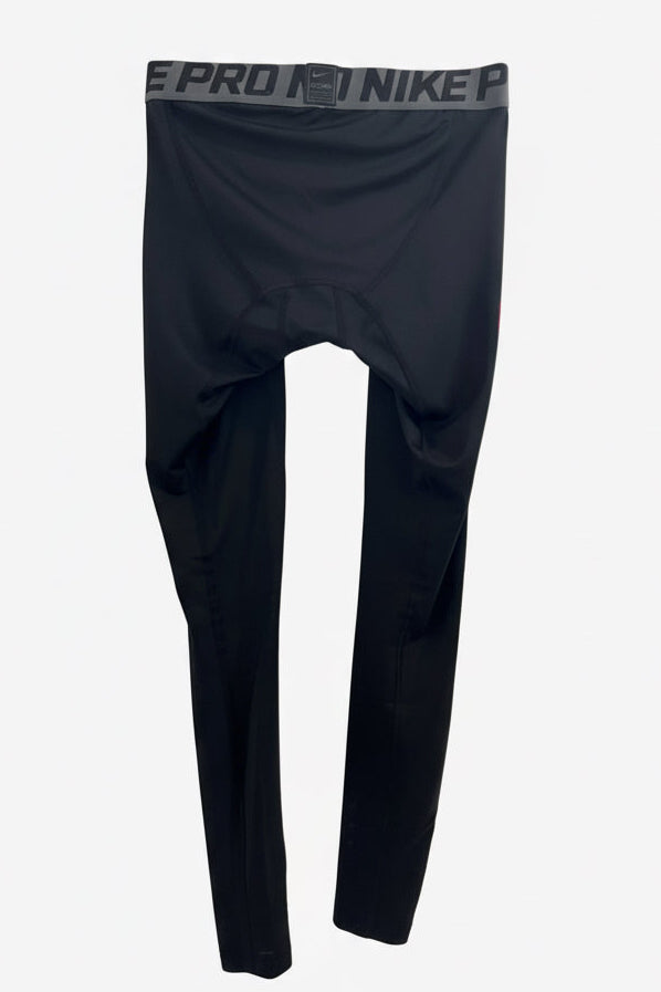 Malla de entrenamiento licra Nike ✔️ Pro Dri-FIT para hombre en Color negro cintura gris Talla S