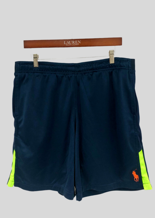 Short Deportivo Polo Ralph Lauren 🏇 Tela performance color azul navy talla L (ver descripción)