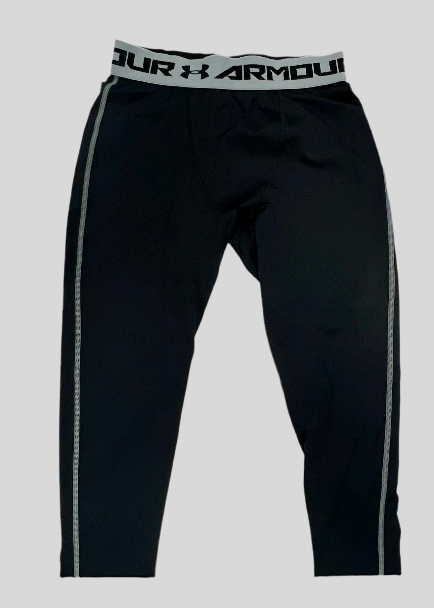 Mallas de entrenamiento Under Armour 🏋🏽 Pro Dri-FIT para hombre en Color Negro y cintura gris Talla L