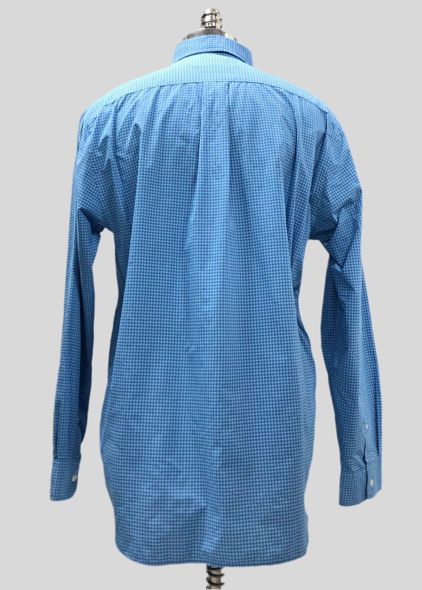 Camisa de botones Vineyard Vines 🐳 Performance de cuadros gingham en color azul y celeste Talla L Entalle Slim Fit