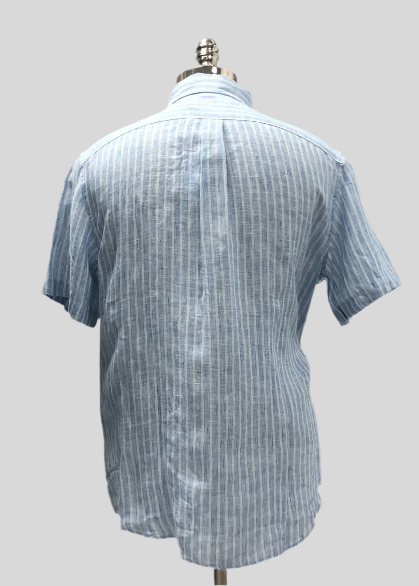 Camisa de lino Vineyard Vines 🐳 de rayas en color celeste y azul Talla M Entalle Clásico