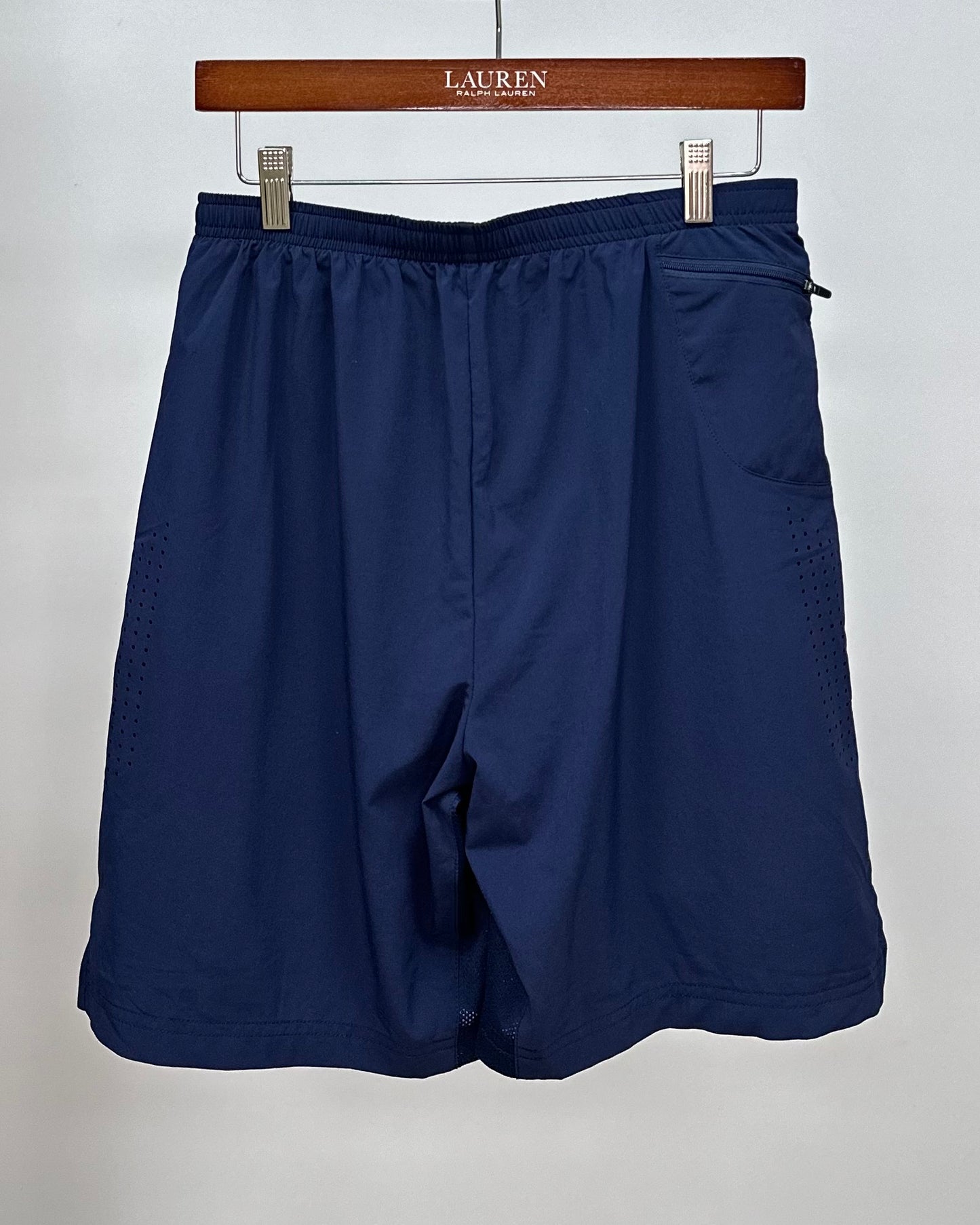 Short Deportivo Polo Ralph Lauren 🏇 Wimbledon Tela performance color azul navy talla S