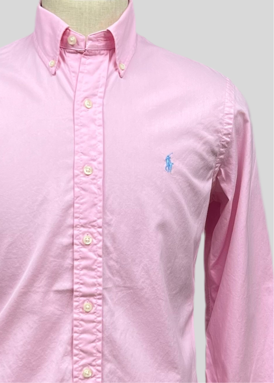 Camisa de botones Polo Ralph Lauren 🏇🏼 en color rosado Talla S Entalle Regular