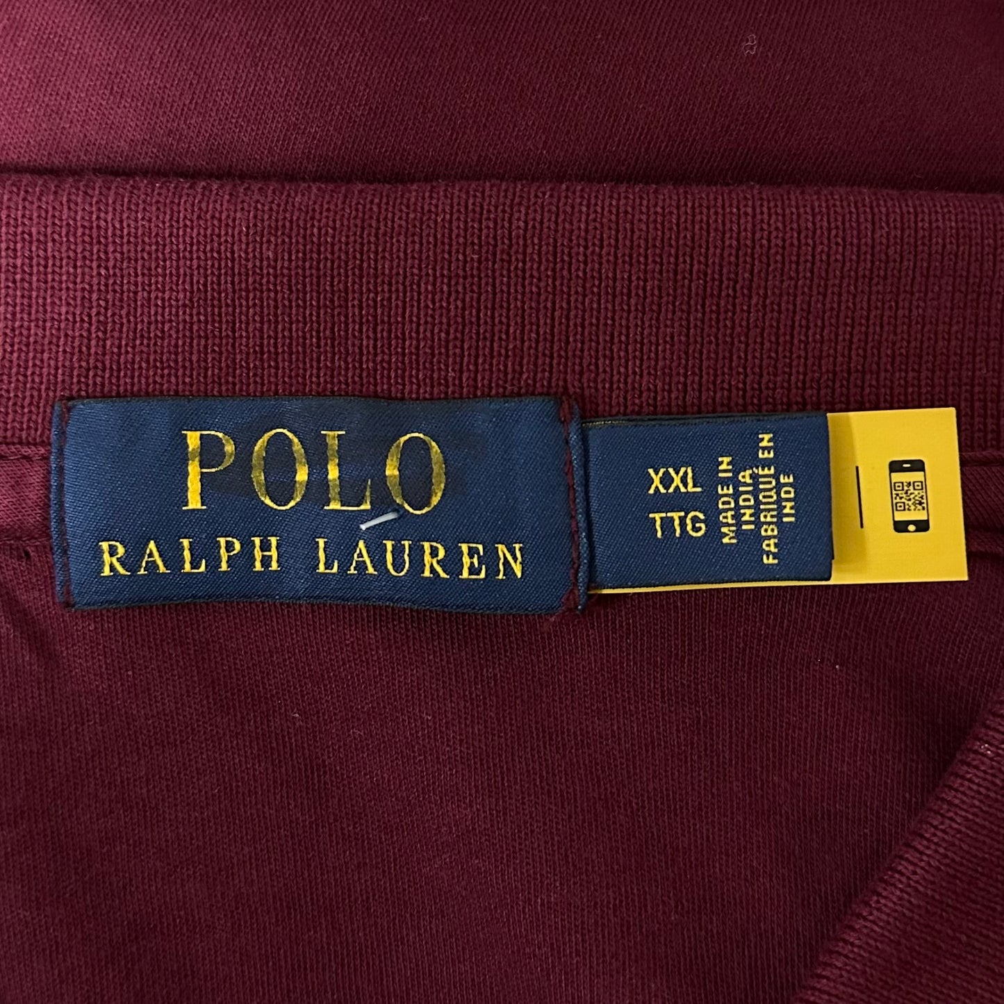 Camiseta Polo Ralph Lauren 🏇🏼 Pima color rojo oscuro Talla M, L, XL y XXL Entalle Regular