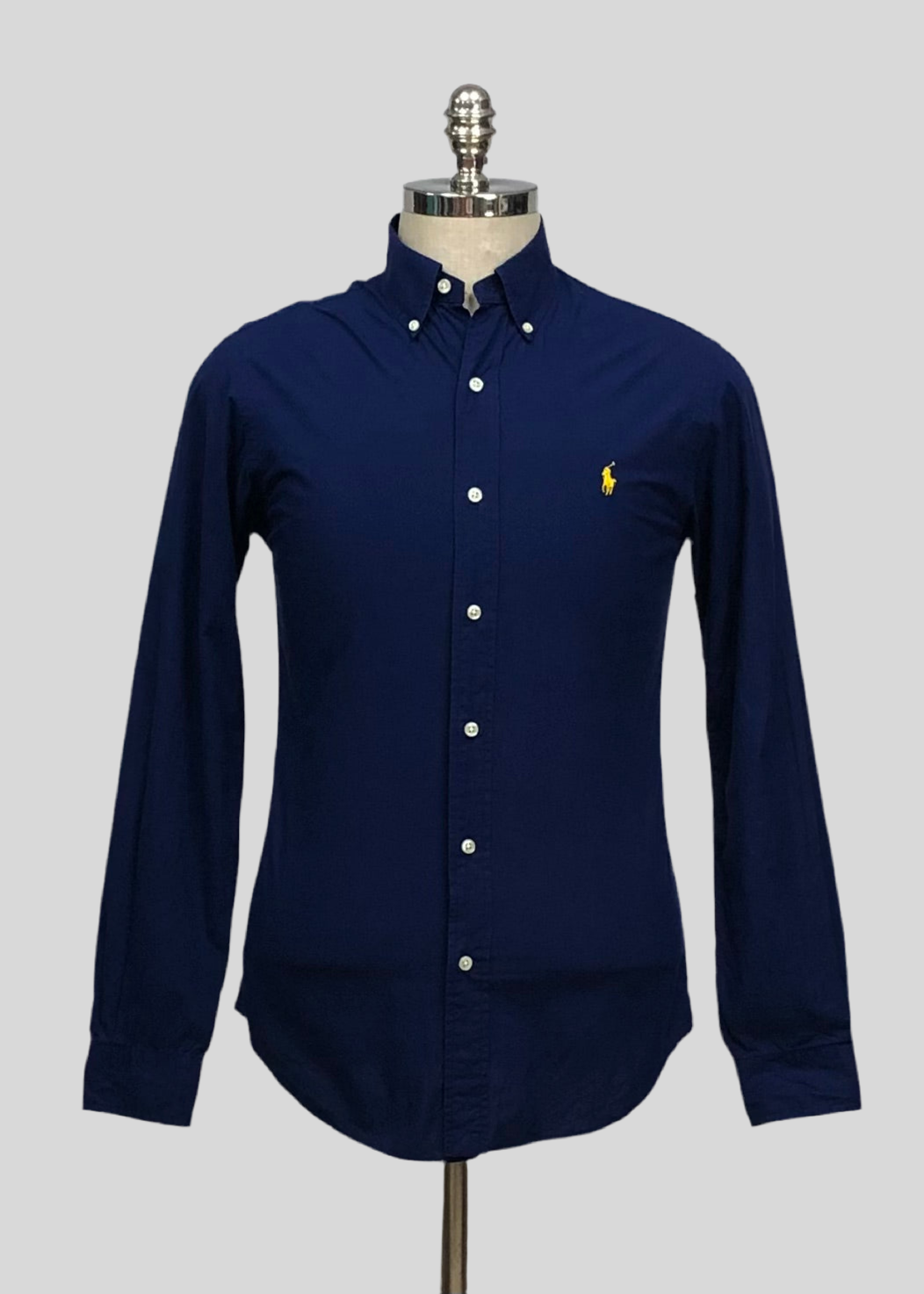 Camisa de botones Polo Ralph Lauren 🏇🏼 en color azul navy Talla S Entalle Slim Fit