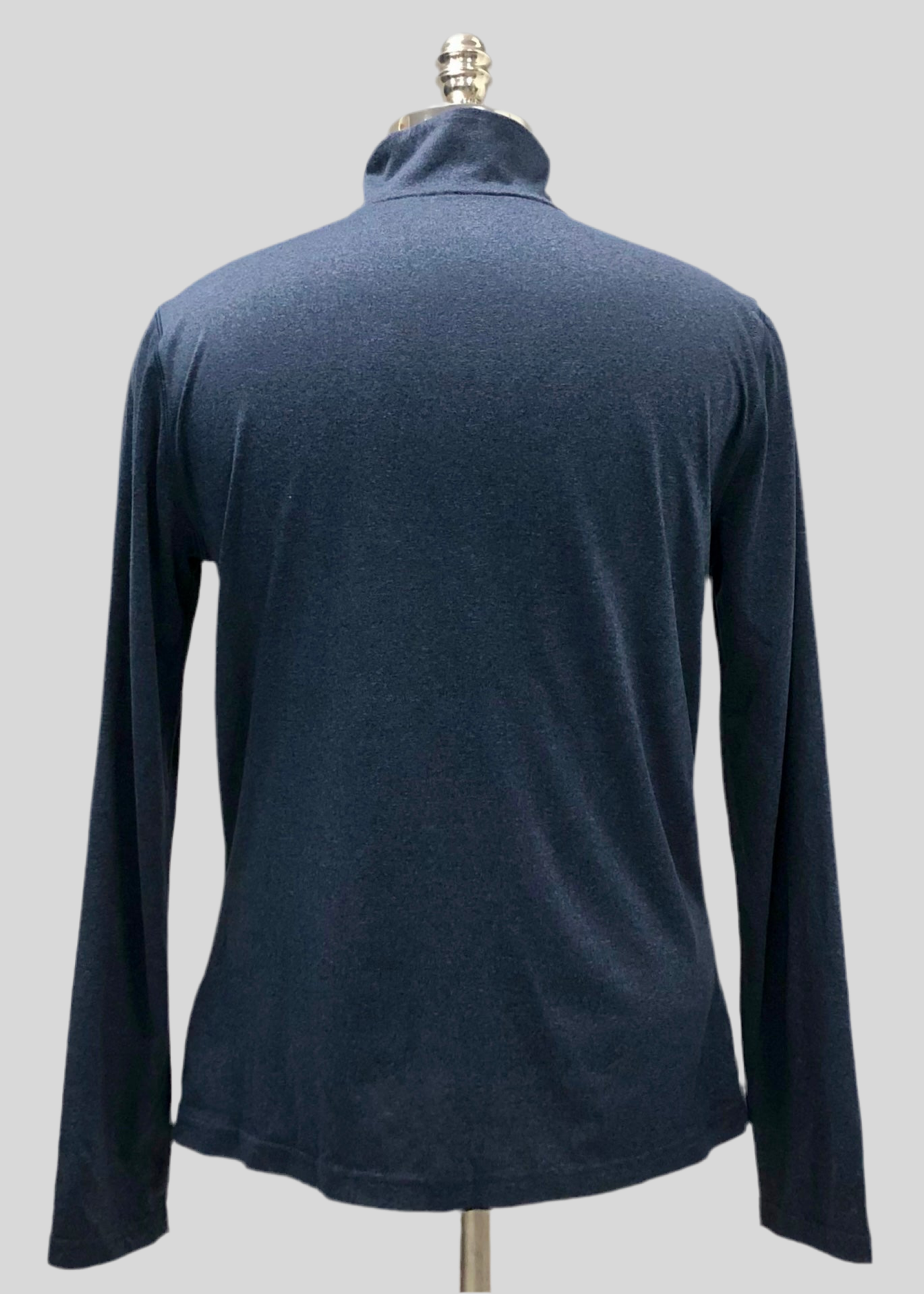 Sueter Jersey Polo Ralph Lauren 🏇🏼 Performance color azul grisaceo y logo en amarillo Talla M