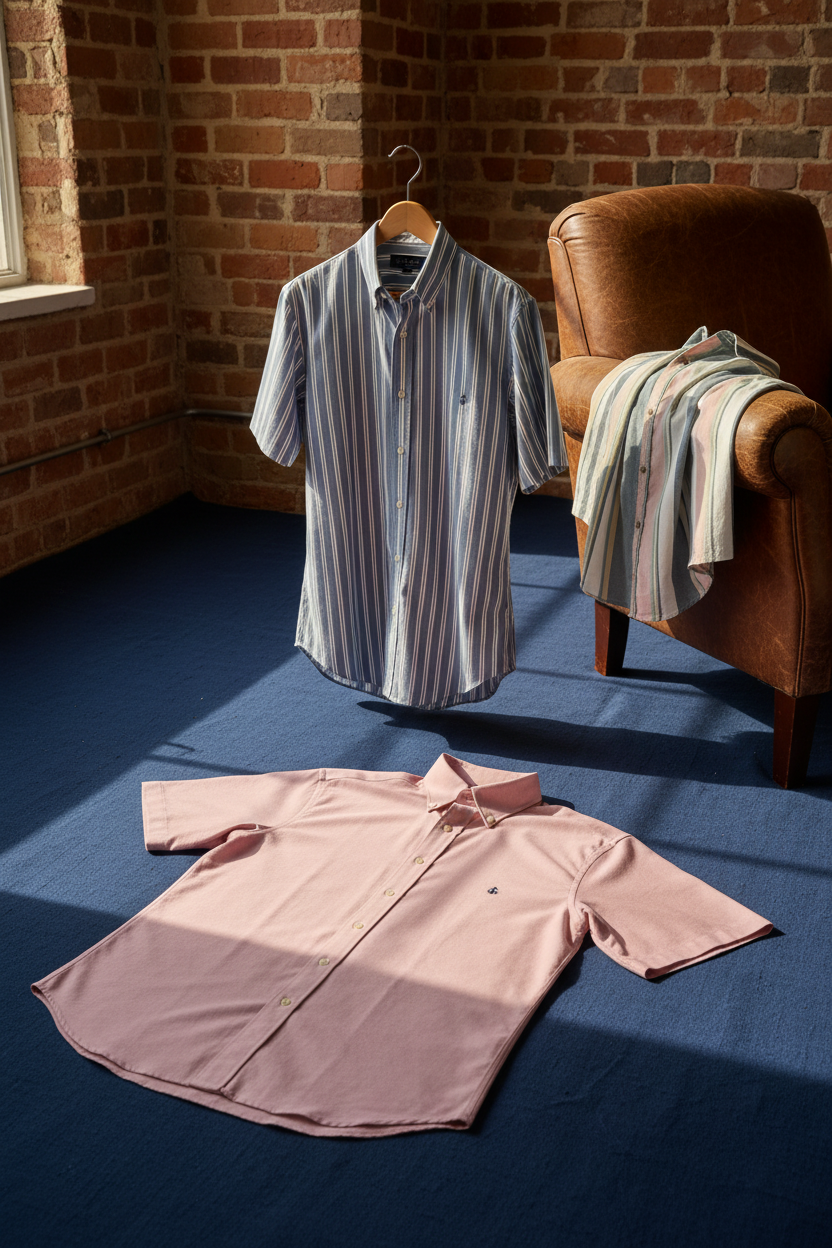 Camisa de botones Polo Ralph Lauren 🏇🏼 Oxford blanca de cuadros en color celeste y azul Talla XL Entalle Regular