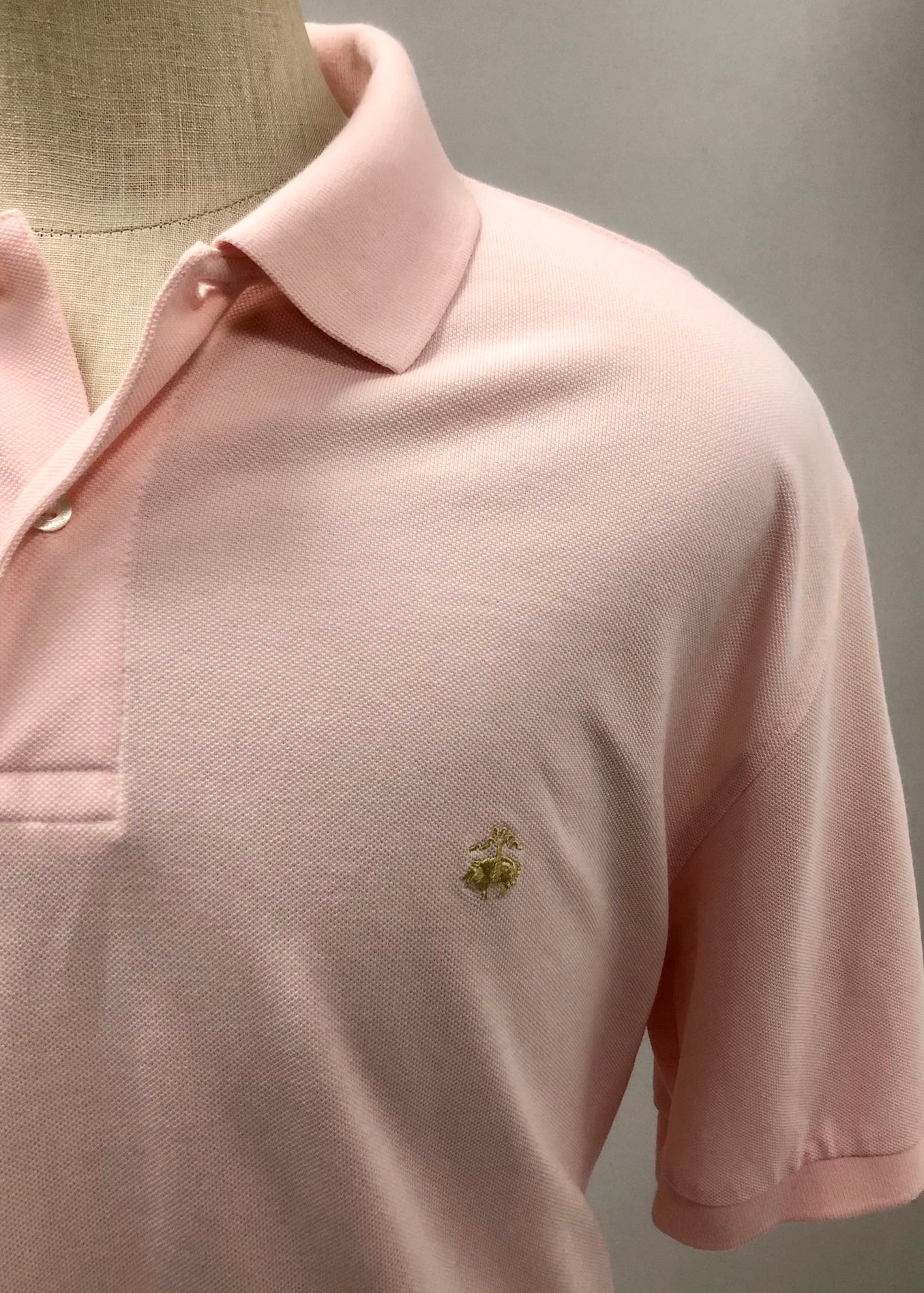Camiseta Polo Brooks Brothers 🐑 color naranja claro con Talla XXL Entalle Regular