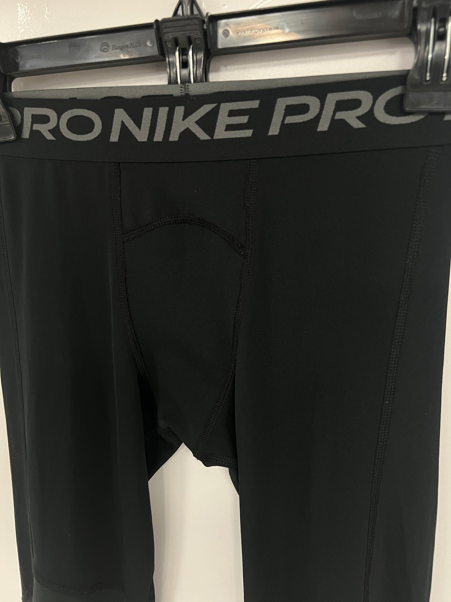 Malla de entrenamiento licra Nike ✔️ Pro Dri-FIT de 3/4 de largo para hombre en Color negro cintura gris Talla M