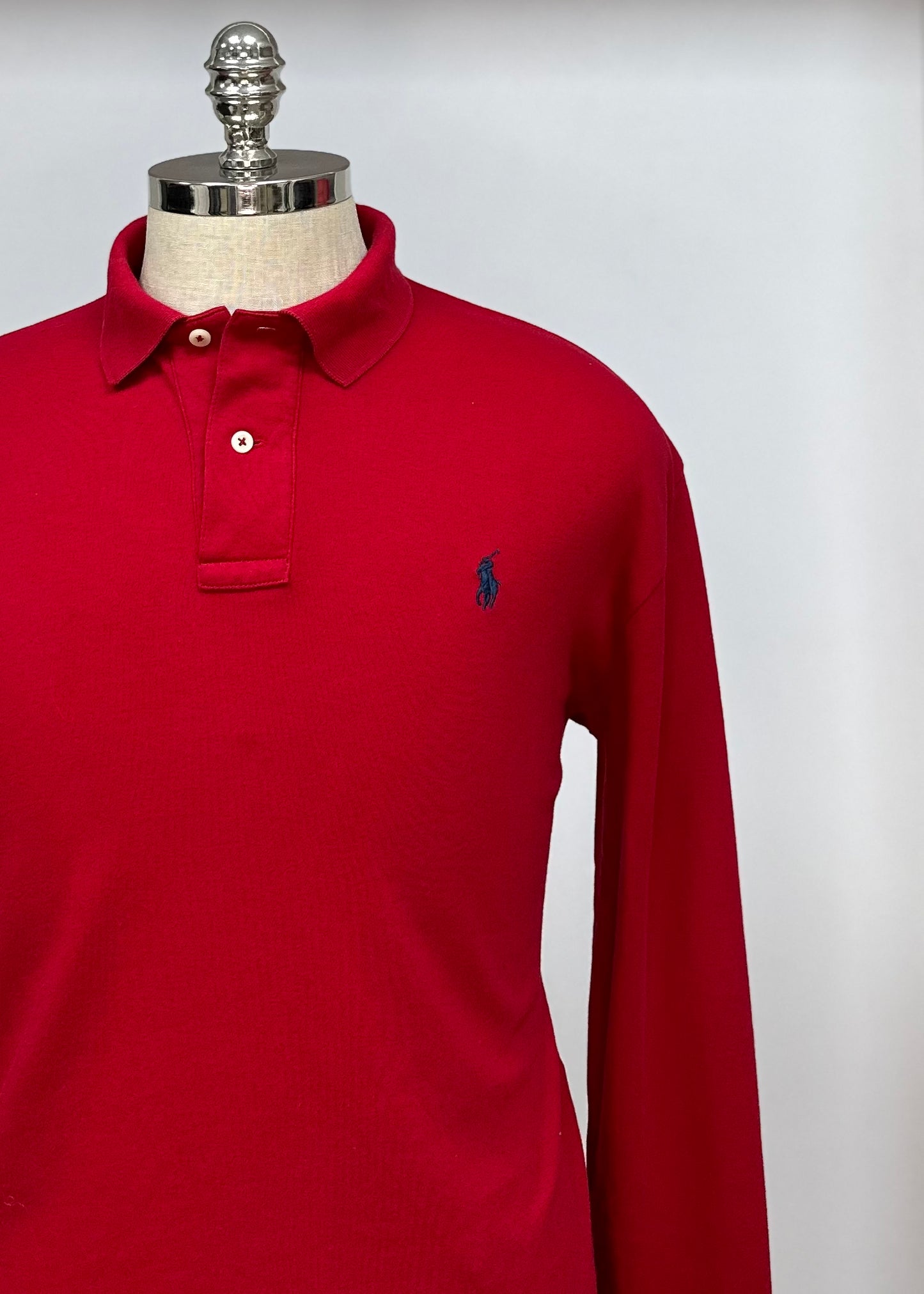 Camiseta Polo Ralph Lauren 🏇🏼 color rojo Talla M Entalle Regular (ver descripción)