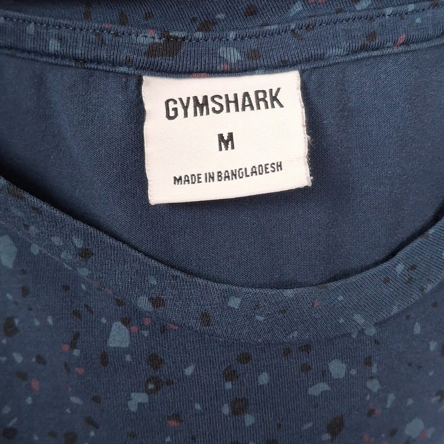 Camiseta de entrenamiento sin mangas Gymshark 🏋🏽 Diseño en color azul, celeste y negro Talla M