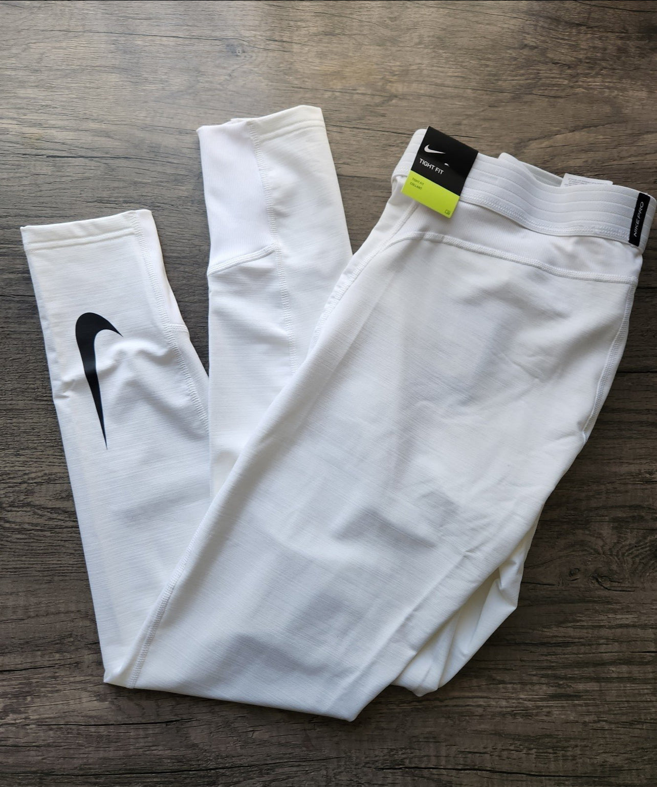 Mallas de entrenamiento Nike Pro Dri FIT para hombre Color Blanco T Freshapparelpty