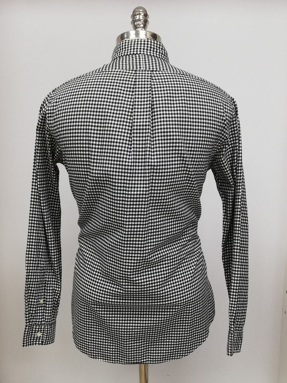 Camisa Polo Ralph Lauren 🏇🏼 con patron de cuadros gingham en negro y blanco Talla M Entalle Regular (ver descripción)