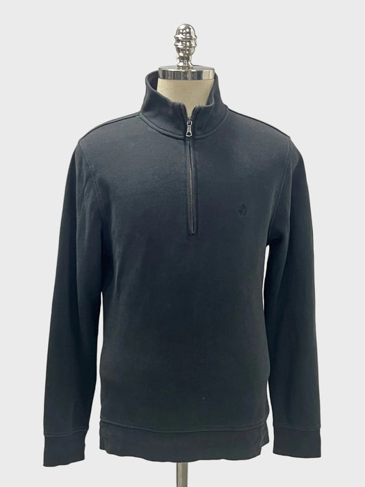 Sueter Jersey Brooks Brothers 🐑 color negro con logo negro Talla L (ver descripción)