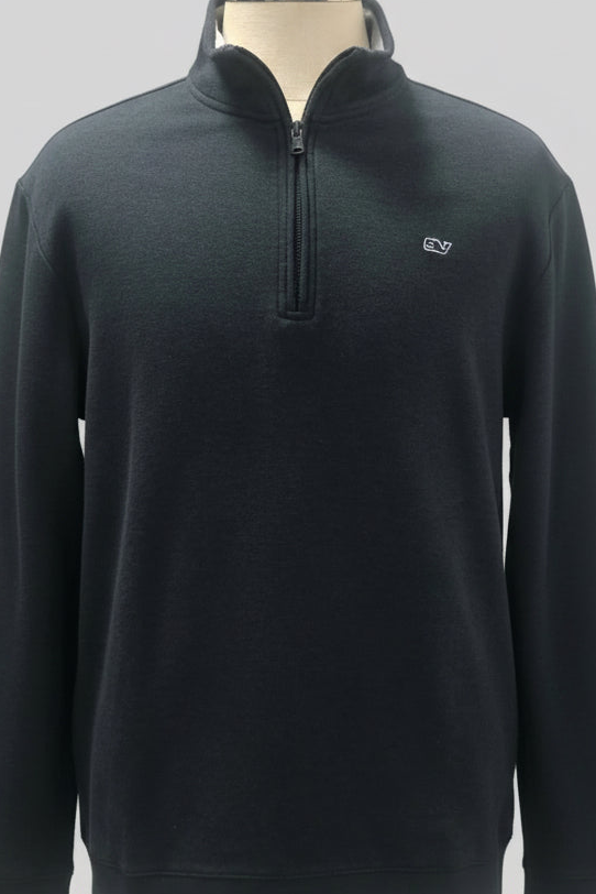 Sueter Jersey Vineyard Vines 🐳 color gris oscuro con logo tradicional Tela algodón Pima Talla L