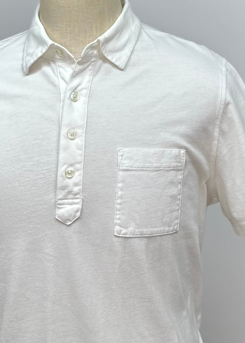 Camiseta Polo Brooks Brothers 🐑 color blanco Talla XL Entalle Slim Fit