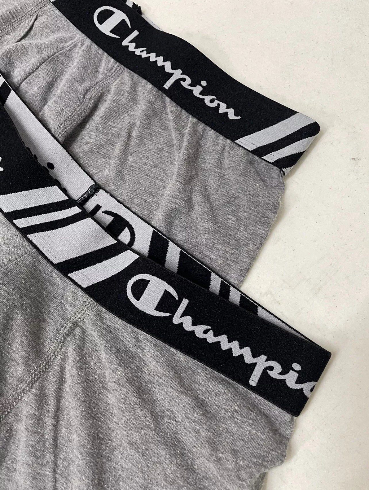 Boxers Briefs Champion Tela de algodón color Gris Talla L