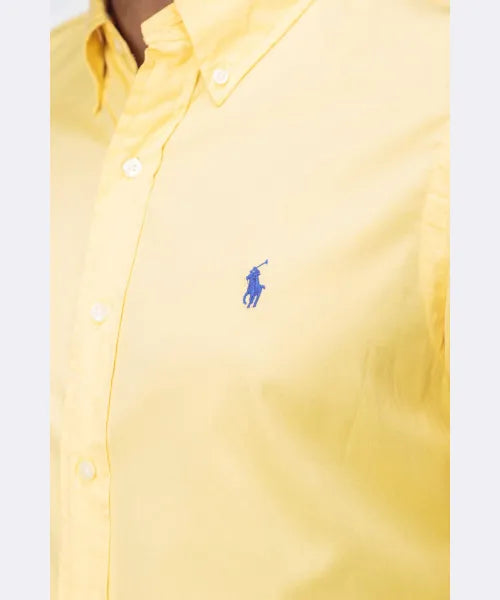 Camisa de botones Polo Ralph Lauren 🏇🏼 en color amarillo claro Talla XXL Entalle Regular