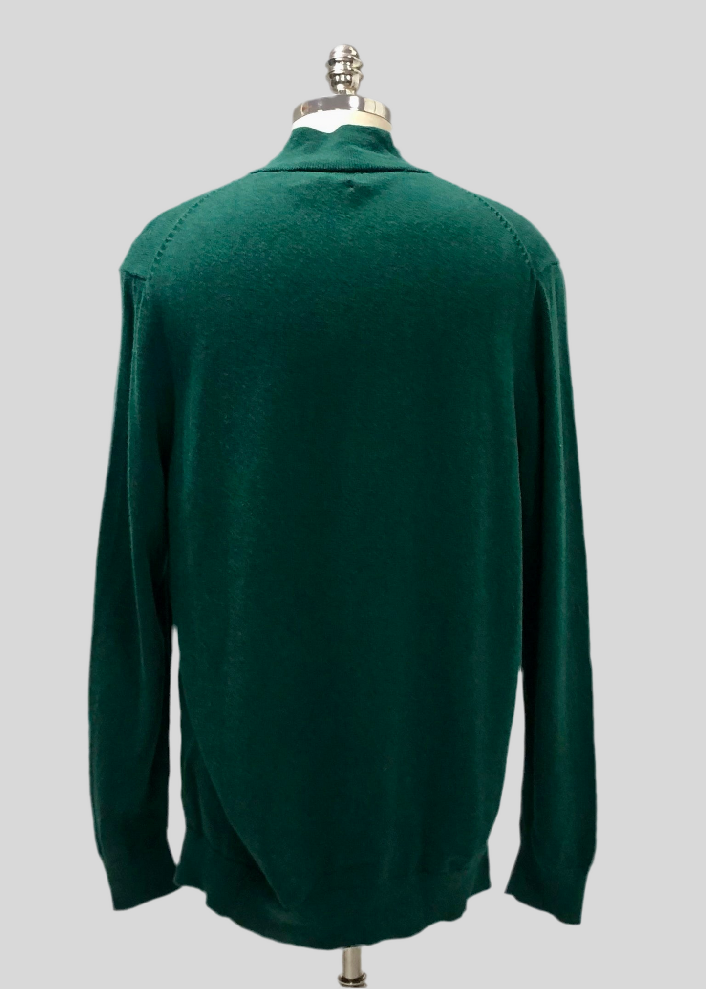 Sueter Jersey Vineyard Vines 🐳 color verde oscuro con logo azul navy Tela algodón Pima Talla XL