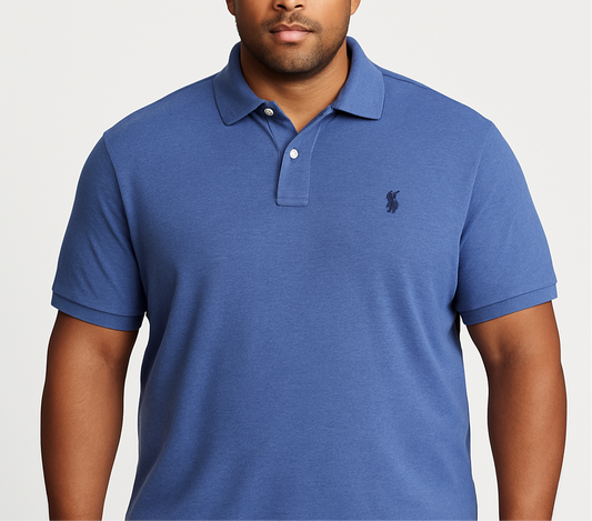 Camiseta Polo Ralph Lauren 🏇🏼 color azul grisáceo Talla M, L y XXL Entalle Regular