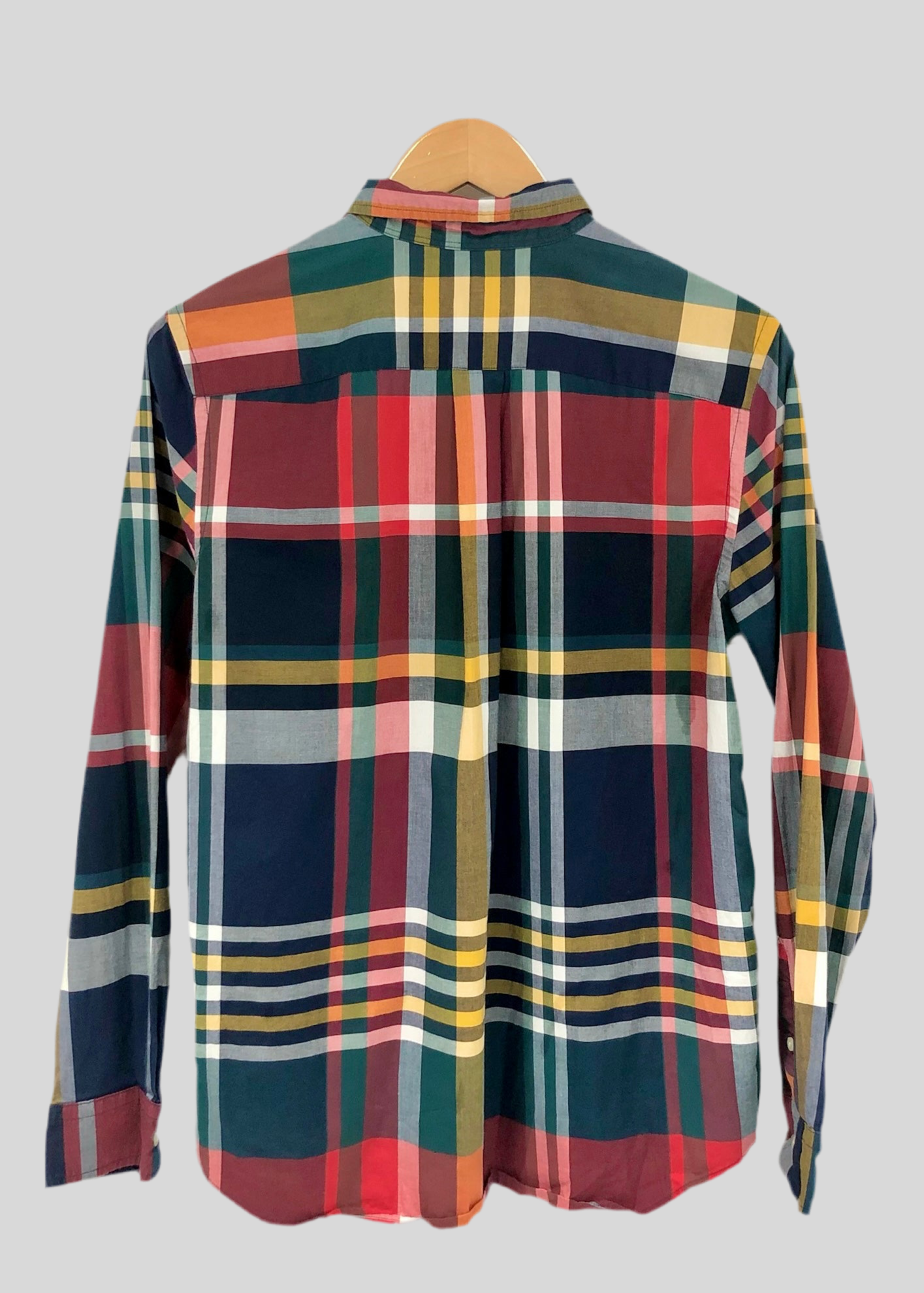 Camisa de niño Polo Ralph Lauren 🏇🏼 color patron de cuadros en rojo, verde, amarillo y blanco Talla XL (18-20) Entalle Regular