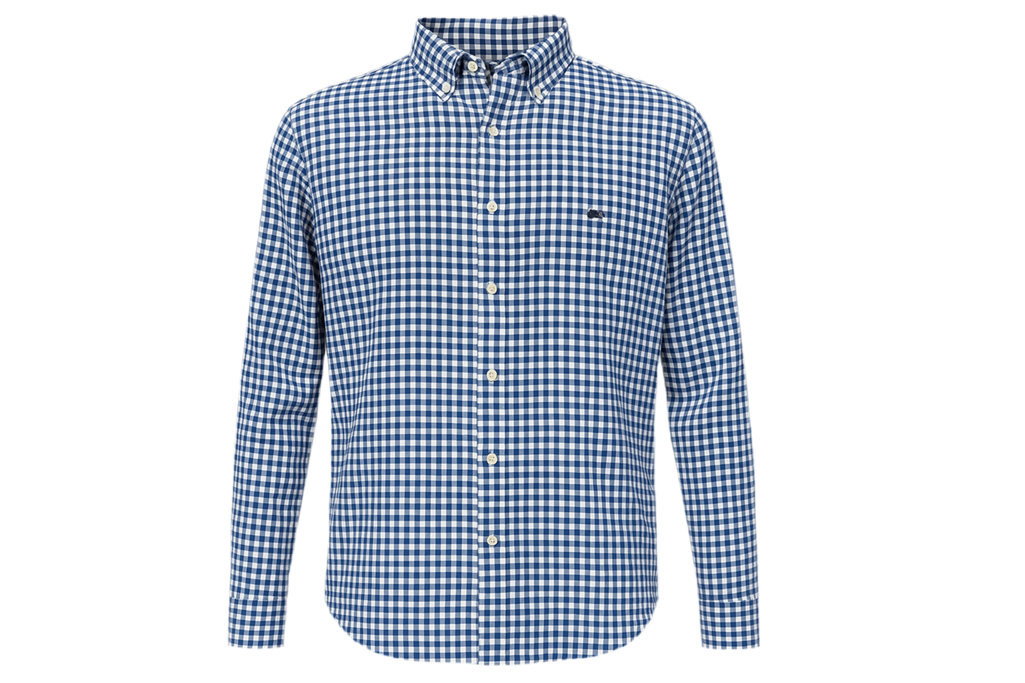 Camisa de botones Vineyard Vines 🐳 con patrón de cuadros gingham en color azul y blanco Talla S Entalle Clásico