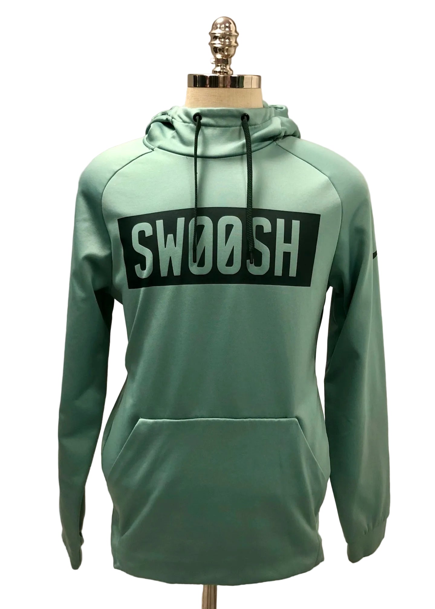 Sudadera Hoodie Nike ✔️ color verde claro y logo en negro Talla M