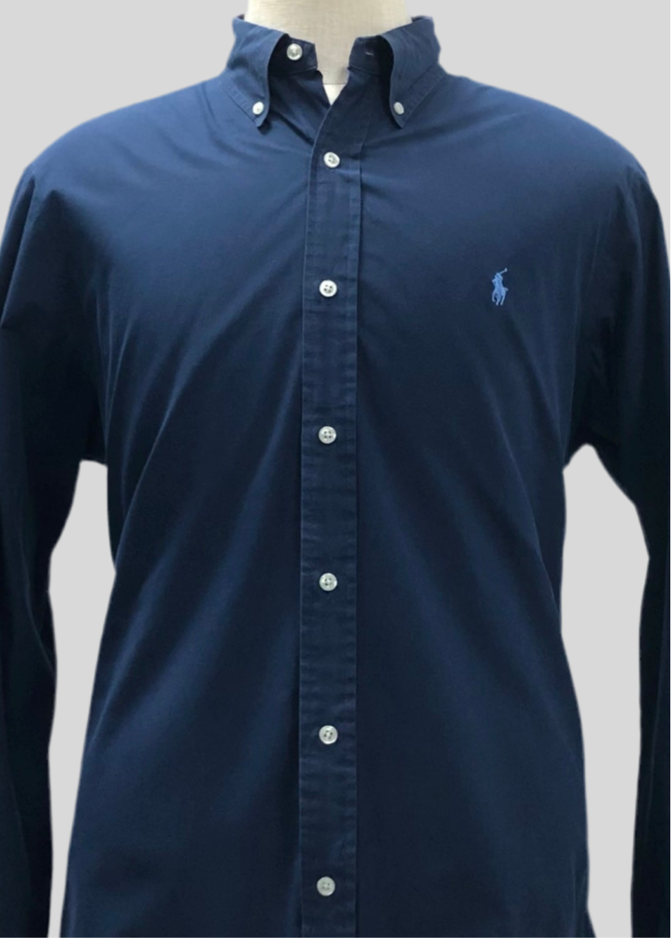 Camisa de botones Polo Ralph Lauren 🏇🏼 en color azul navy Talla XL Entalle Slim Fit