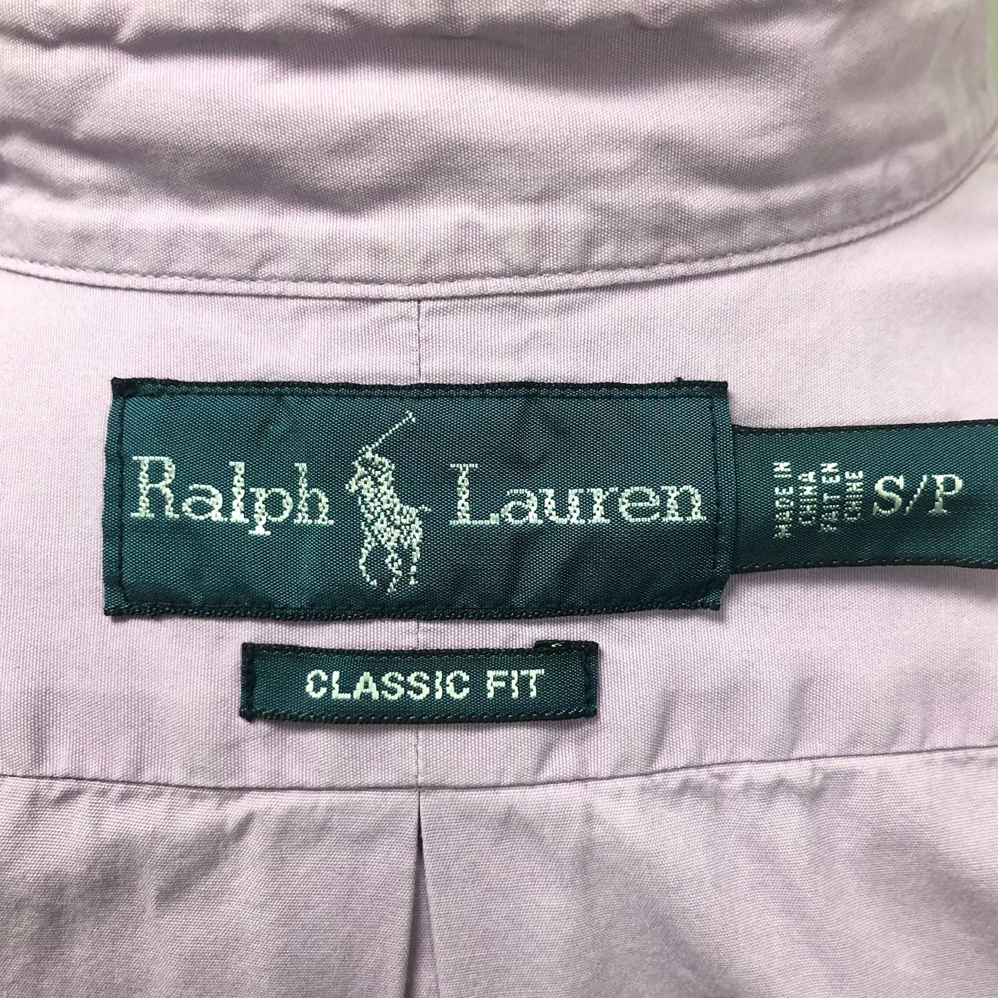 Camisa de botones Polo Ralph Lauren 🏇🏼  en color lila Talla S Entalle Clásico (ver descripción)