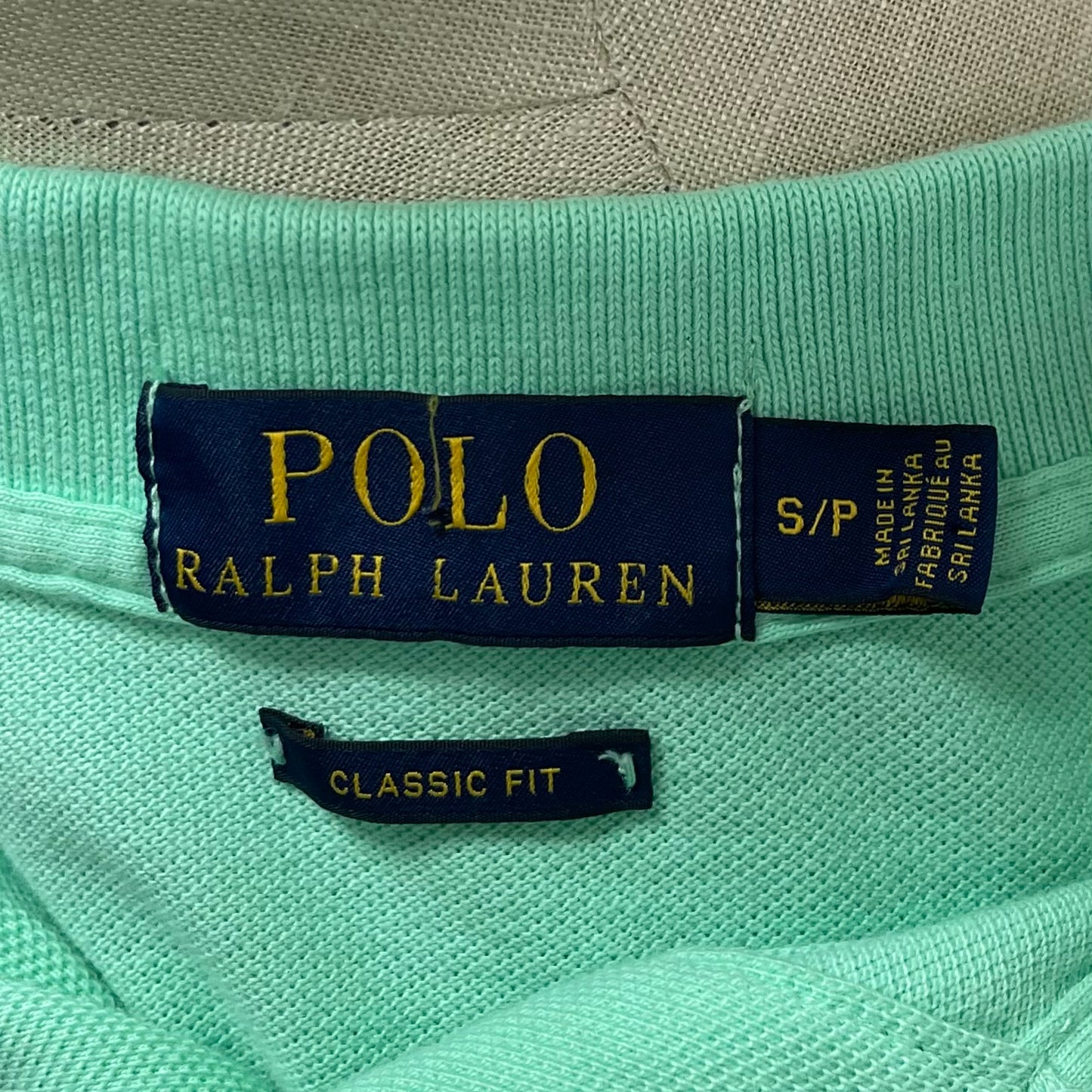 Camiseta Polo Ralph Lauren 🏇🏼 color turquesa y logo rosado Talla S Entalle Clásico