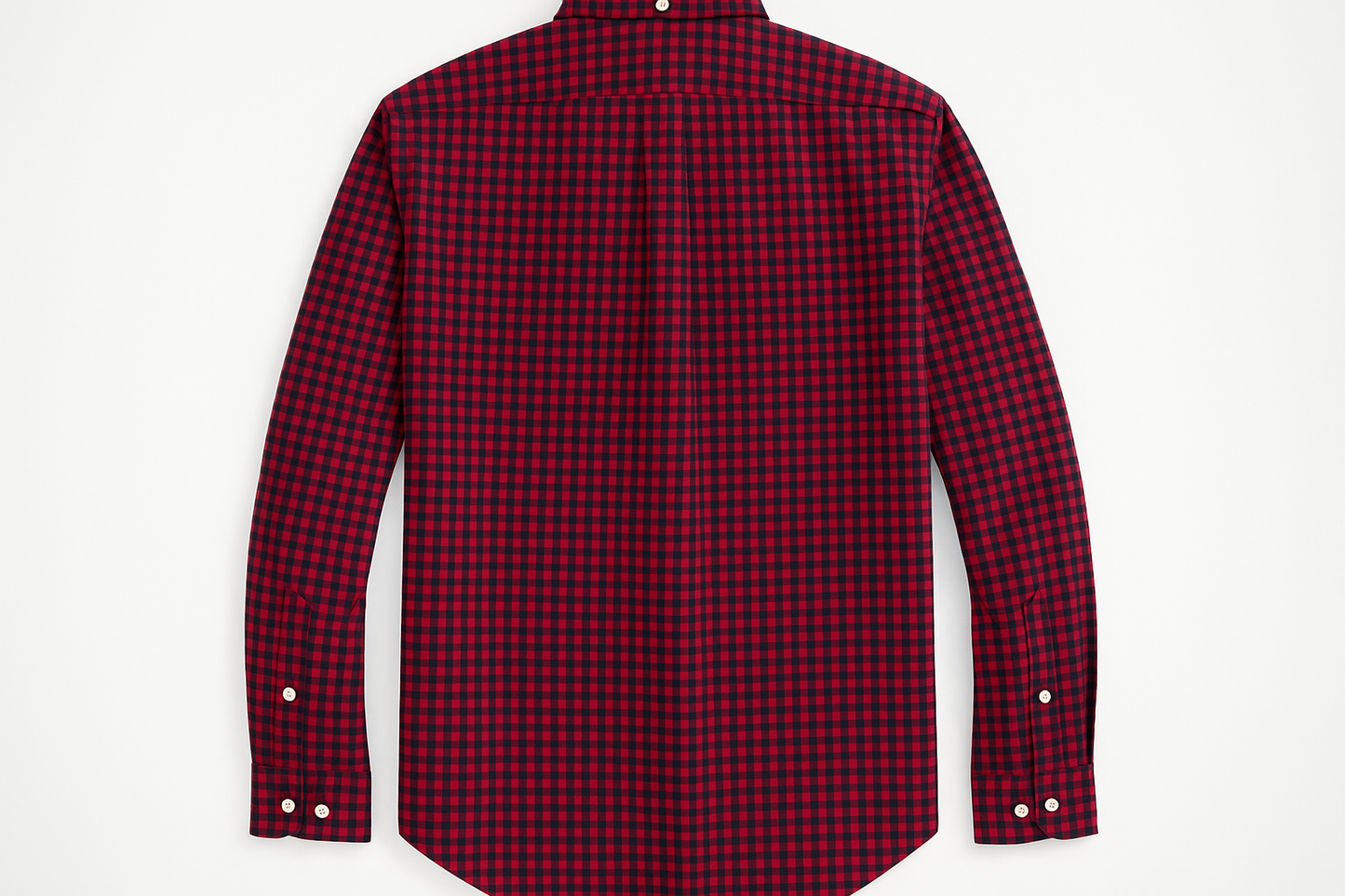Camisa Polo Ralph Lauren 🏇🏼 con patron de cuadros gingham rojo y negro Talla M Entalle Clásico