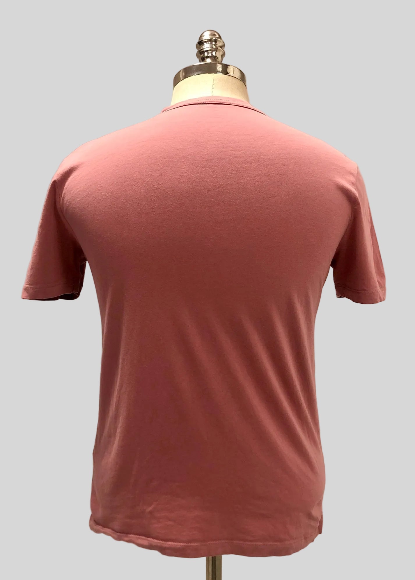 Camiseta cuello redondo AllSaints 🦌 color blanco y rayas en color rosado oscuro Talla S Entalle Regular