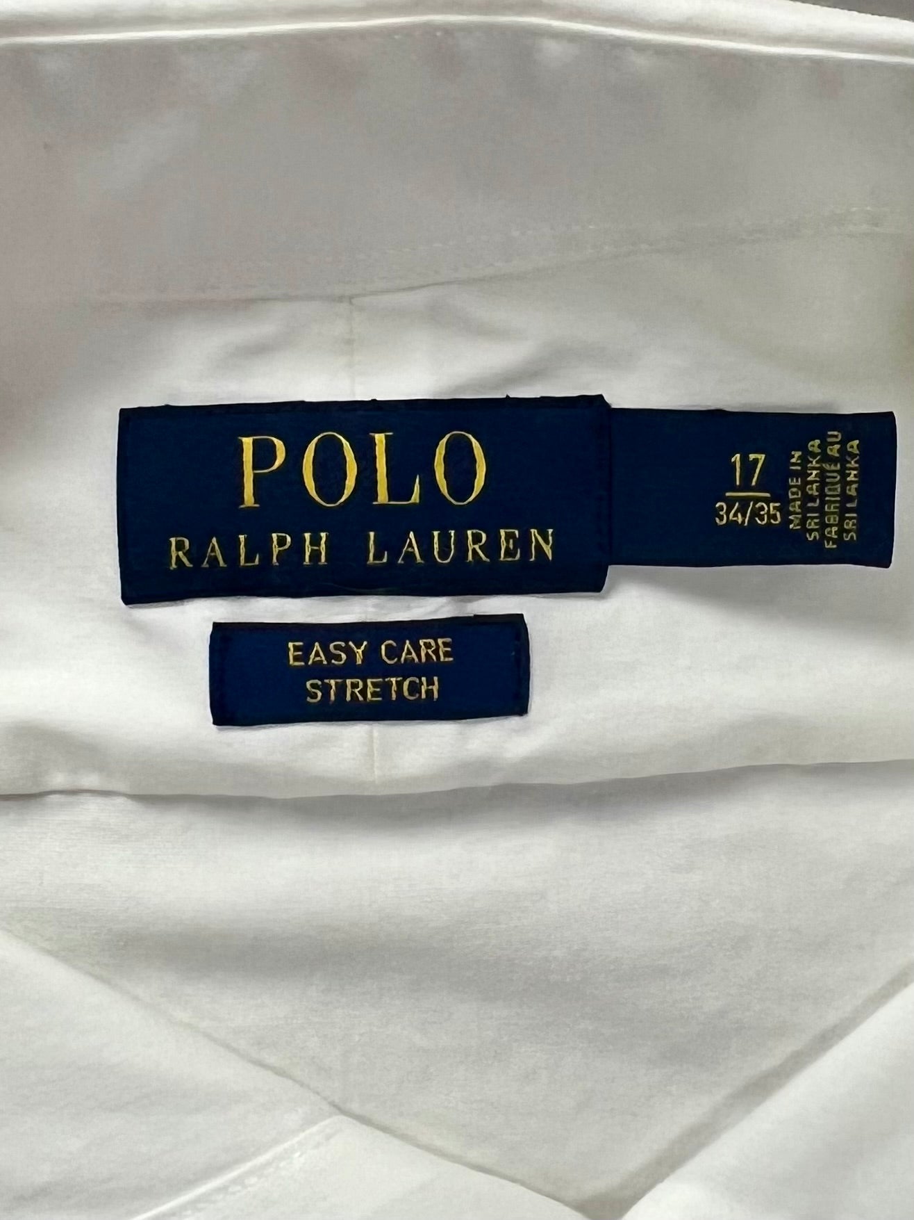Camisa de botones Polo Ralph Lauren 🏇🏼  en color blanco Talla XL Entalle Regular