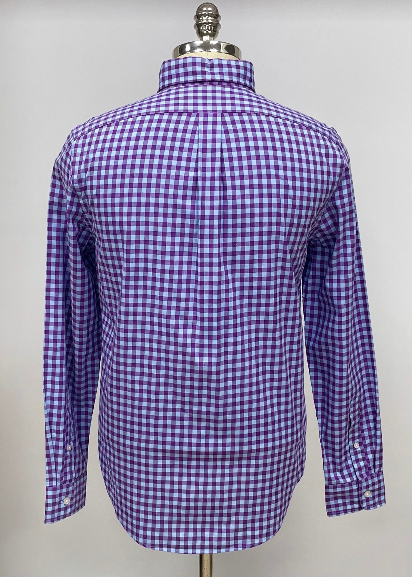 Camisa de cuadros Vineyard Vines 🐳 con patrón de cuadros en color celeste y morado Talla S Entalle Slim Fit