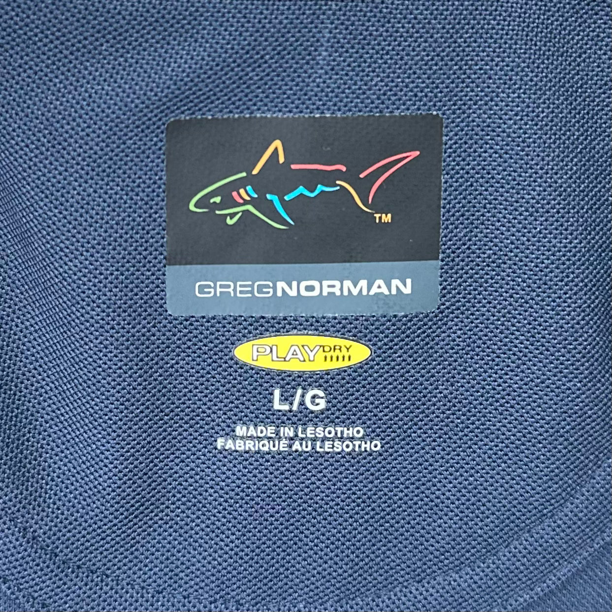 Camiseta Polo Greg Norman ⛳️ Tela performance color azul navy Talla L Entalle Regular