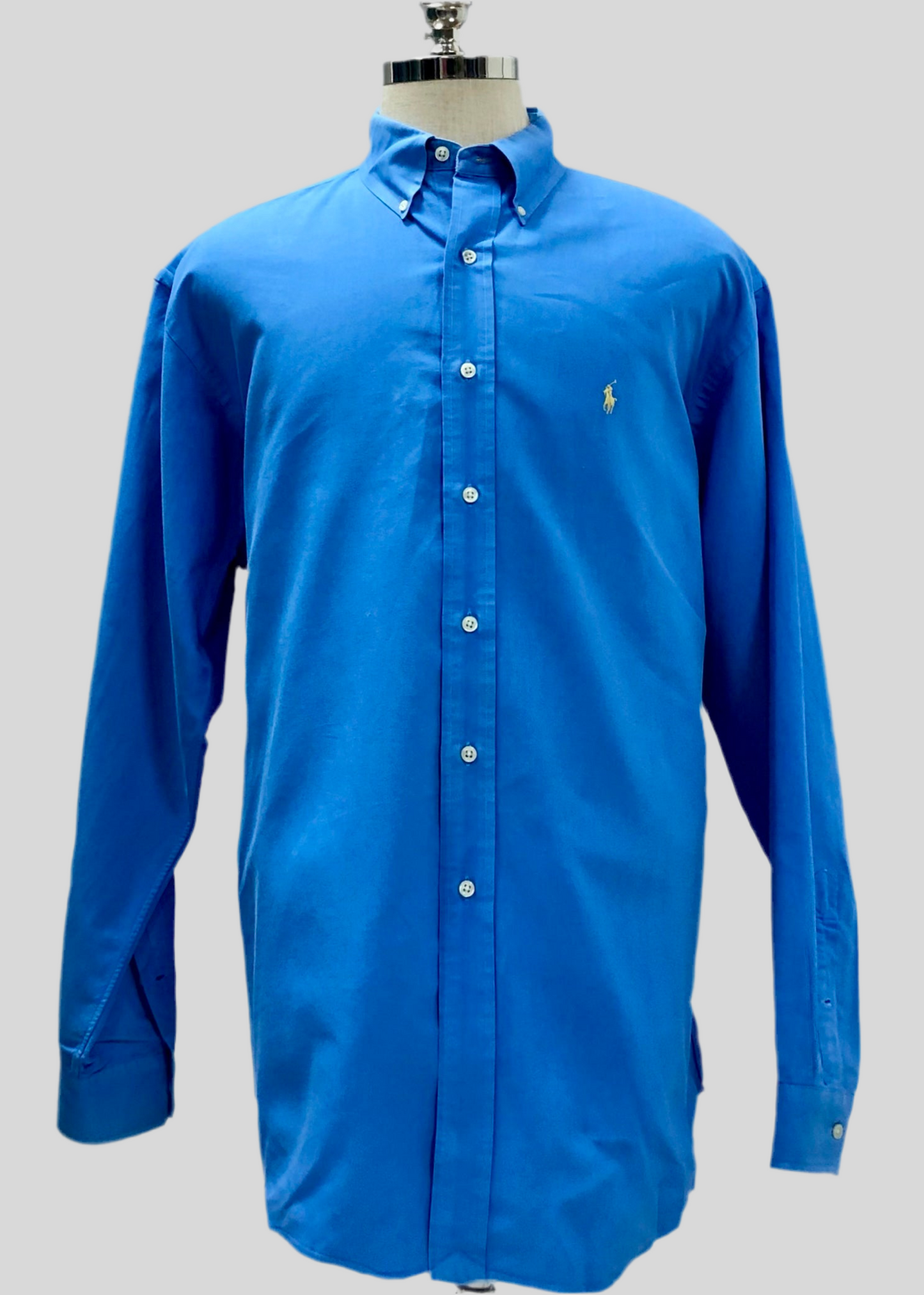 Camisa de botones Polo Ralph Lauren 🏇🏼 color azul Talla XL Entalle Regular (ver descripción)