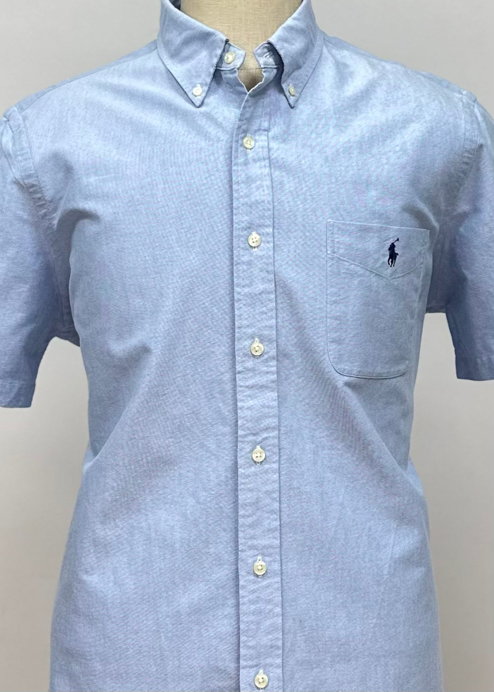 Camisa de botones en color celeste Oxford Polo Ralph Lauren 🏇🏼 Talla XL Entalle Regular