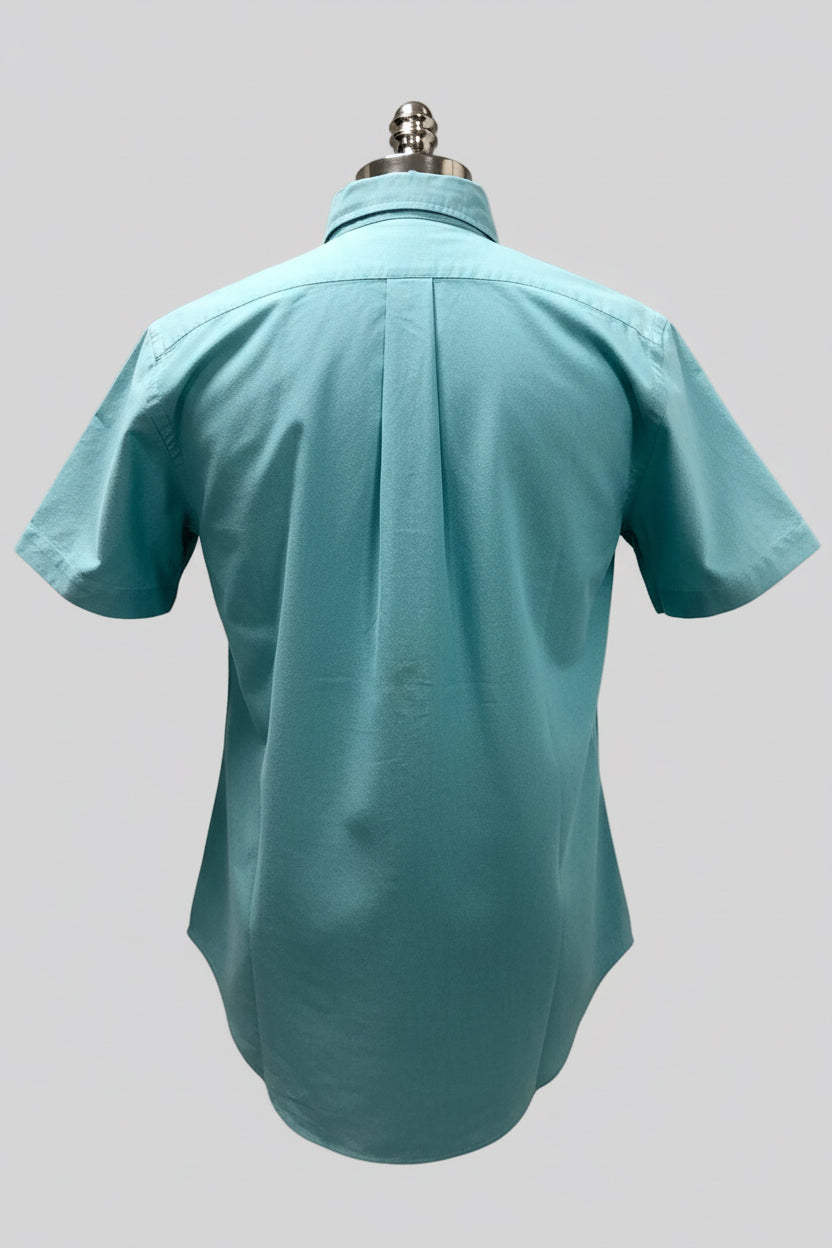 Camisa de botones Polo Ralph Lauren 🏇🏼 Oxford en color turquesa Talla L Entalle Slim Fit