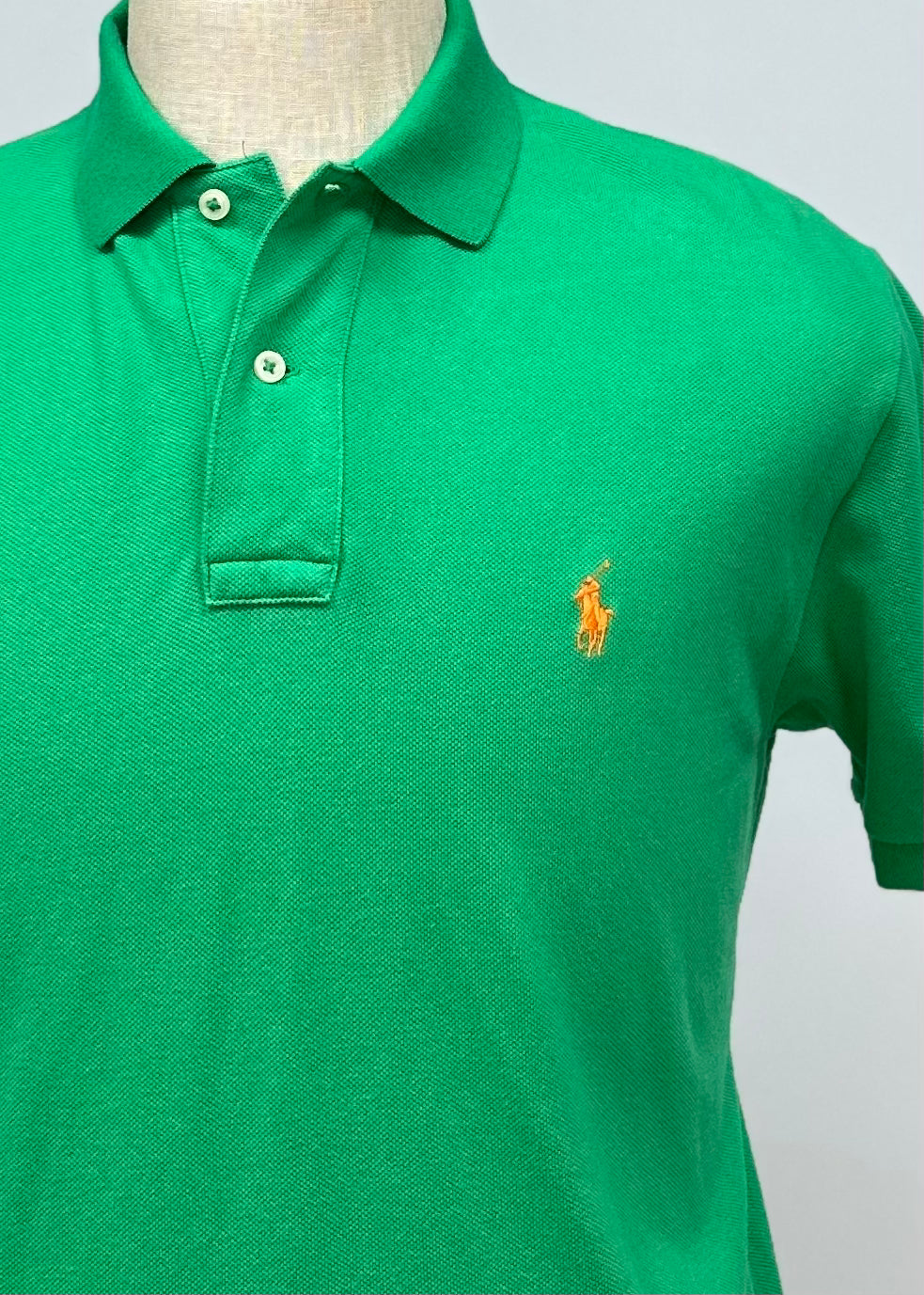 Camiseta Polo Ralph Lauren 🏇🏼color verde Talla M Entalle Regular