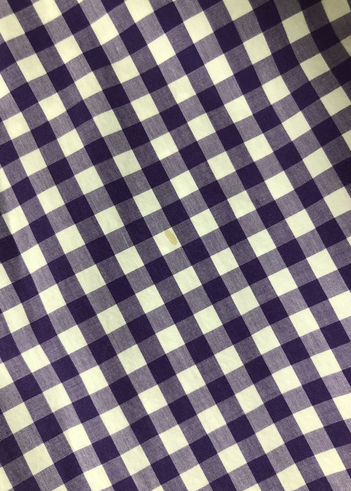 Camisa de botones Polo Ralph Lauren 🏇🏼 de cuadros gingham morado y blanco Talla L Entalle Regular (ver descripción)