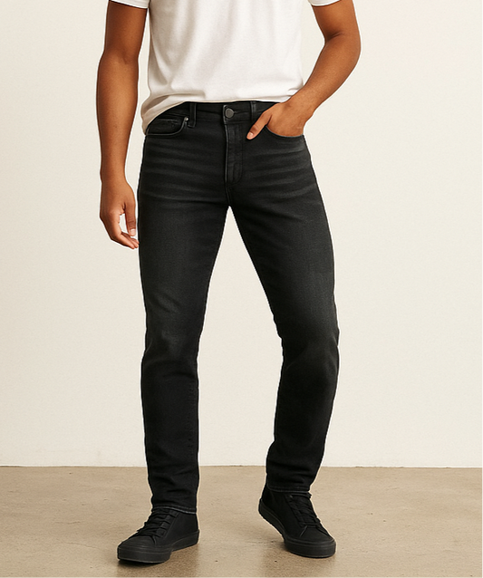 Pantalon jeans American Eagle 🦅  color negro Talla 34x34 Corte Skinny