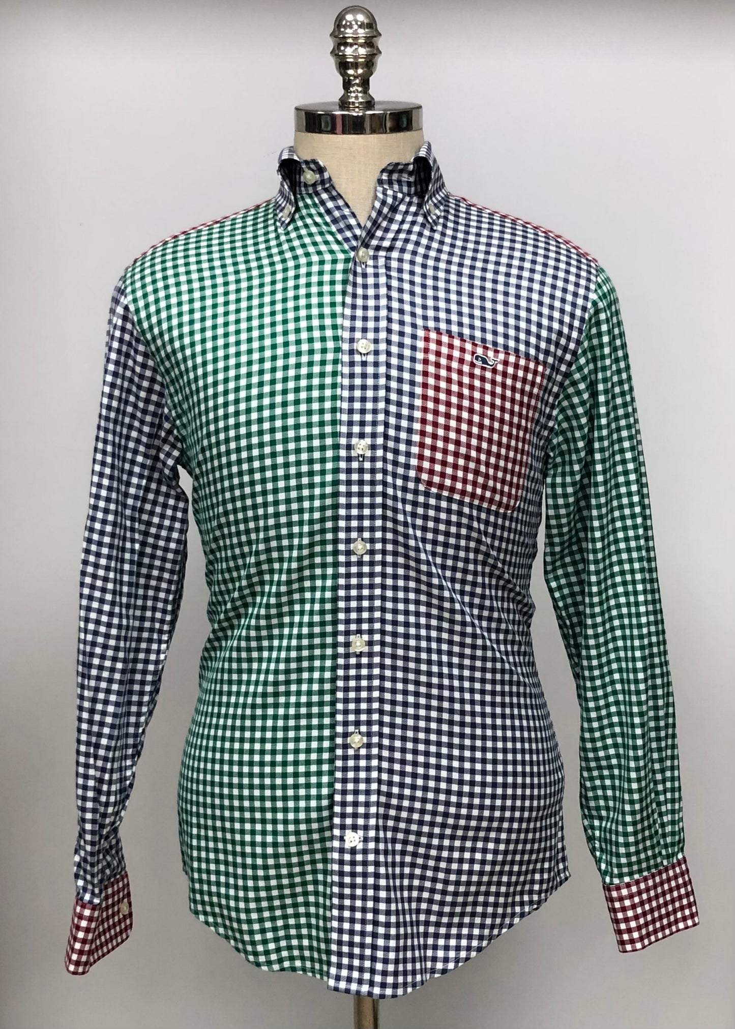 Camisa Vineyard Vines 🐳 de cuadros gingham multicolor Talla XS Entalle Slim Fit