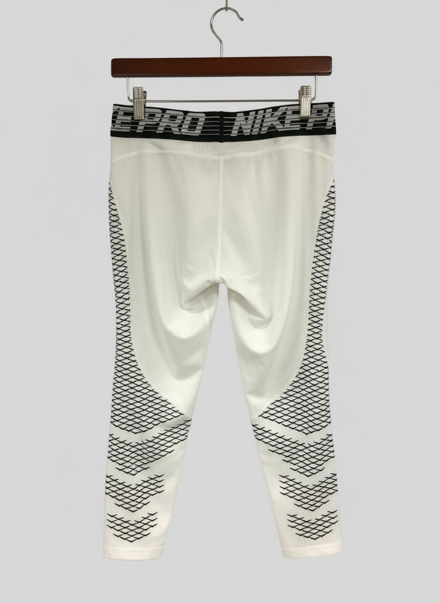 Mallas de entrenamiento licra Nike ✔️ Pro Dri-FIT 3/4 para hombre en Color blanco Talla XL