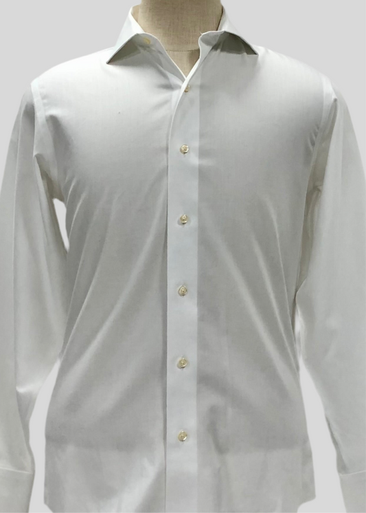 Camisa de botones Brooks Brothers 🐑 color blanco Talla S Entalle Regular