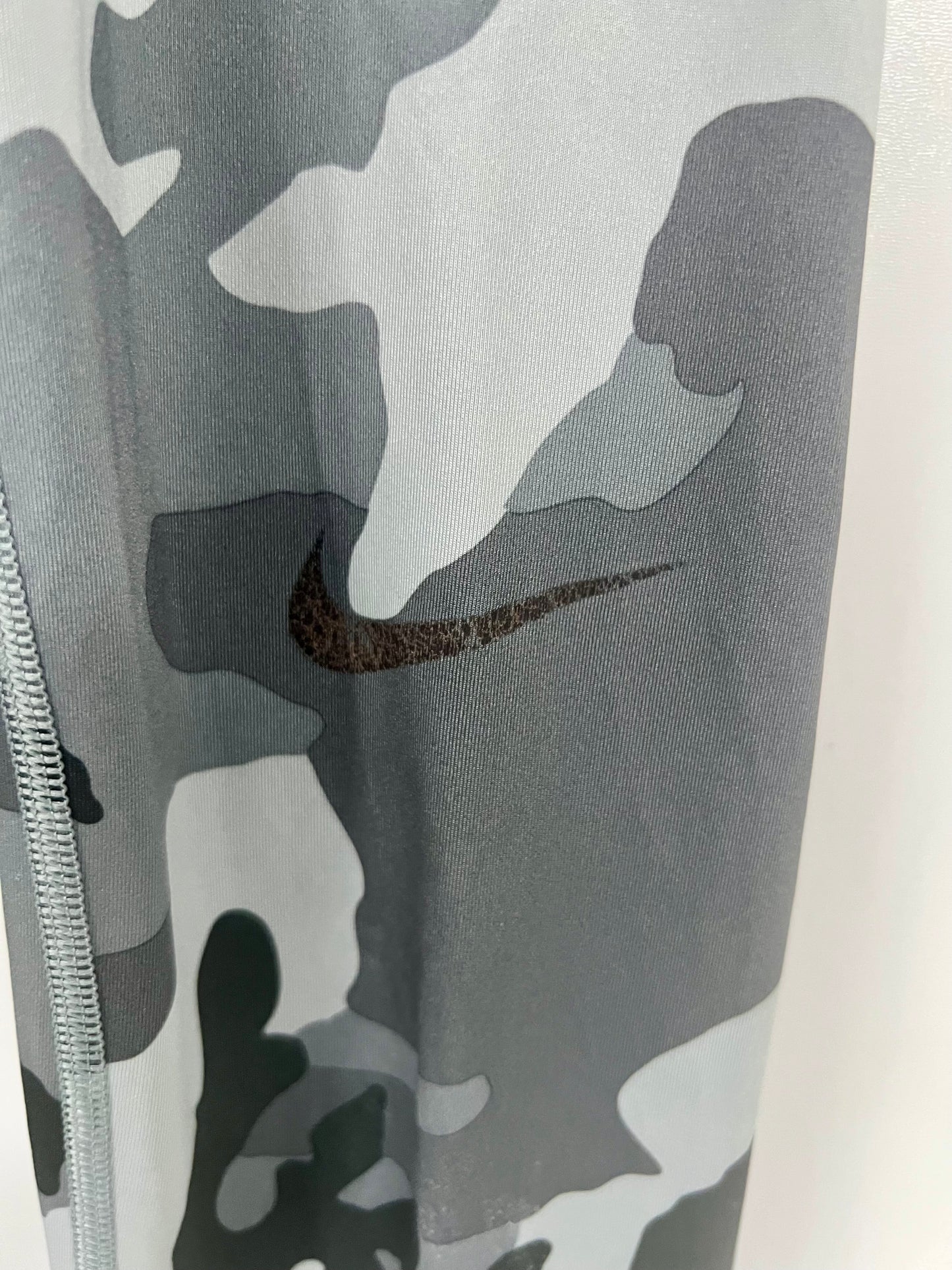 Malla de entrenamiento licra Nike ✔️ Pro Dri-FIT de 3/4 de largo de hombre con diseño de camuflaje en gris cintura gris oscuro Talla L