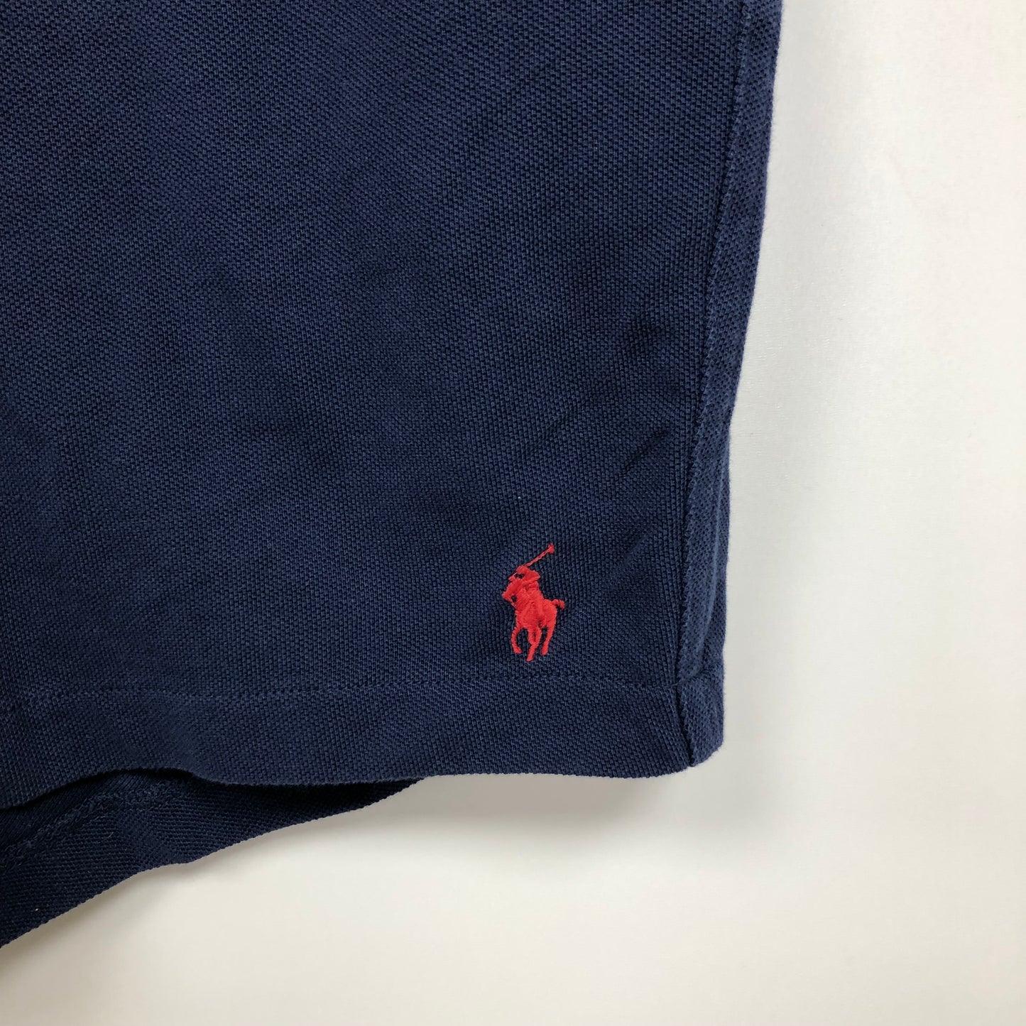 Short Lounge Polo Ralph Lauren 🏇🏼 color azul navy y logo en rojo Talla L