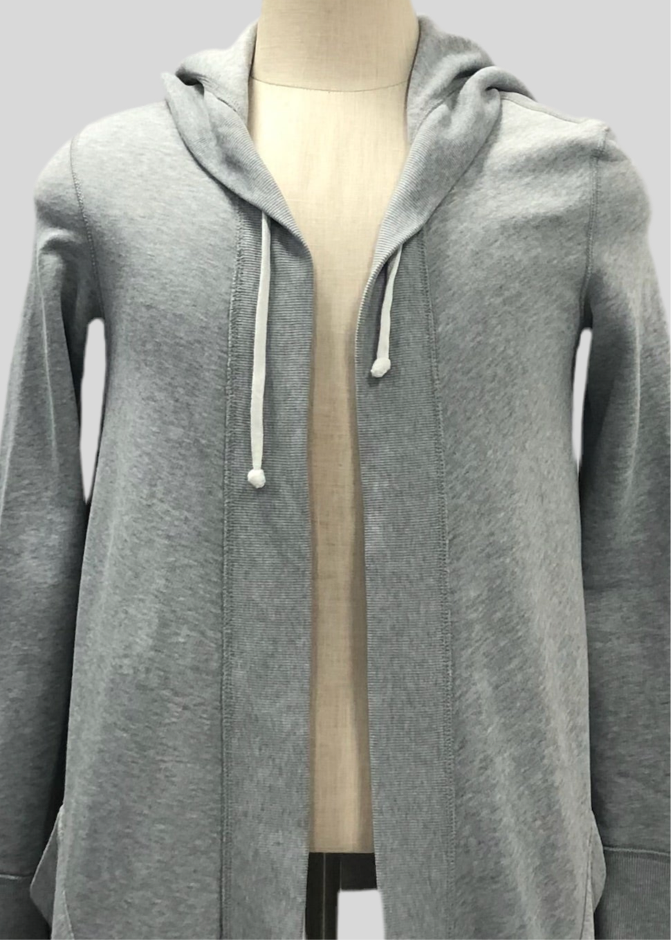 Hoodie abierto Polo Ralph Lauren 🏇🏼 con capucha en color gris Talla S